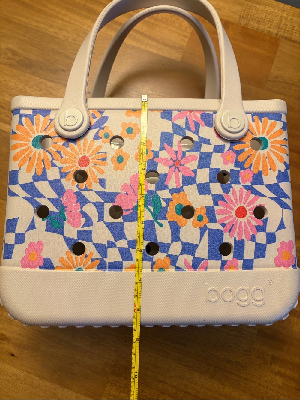 Bitty Bogg Bag - Blue Saffron Check’er Out - Picture 4 of 7